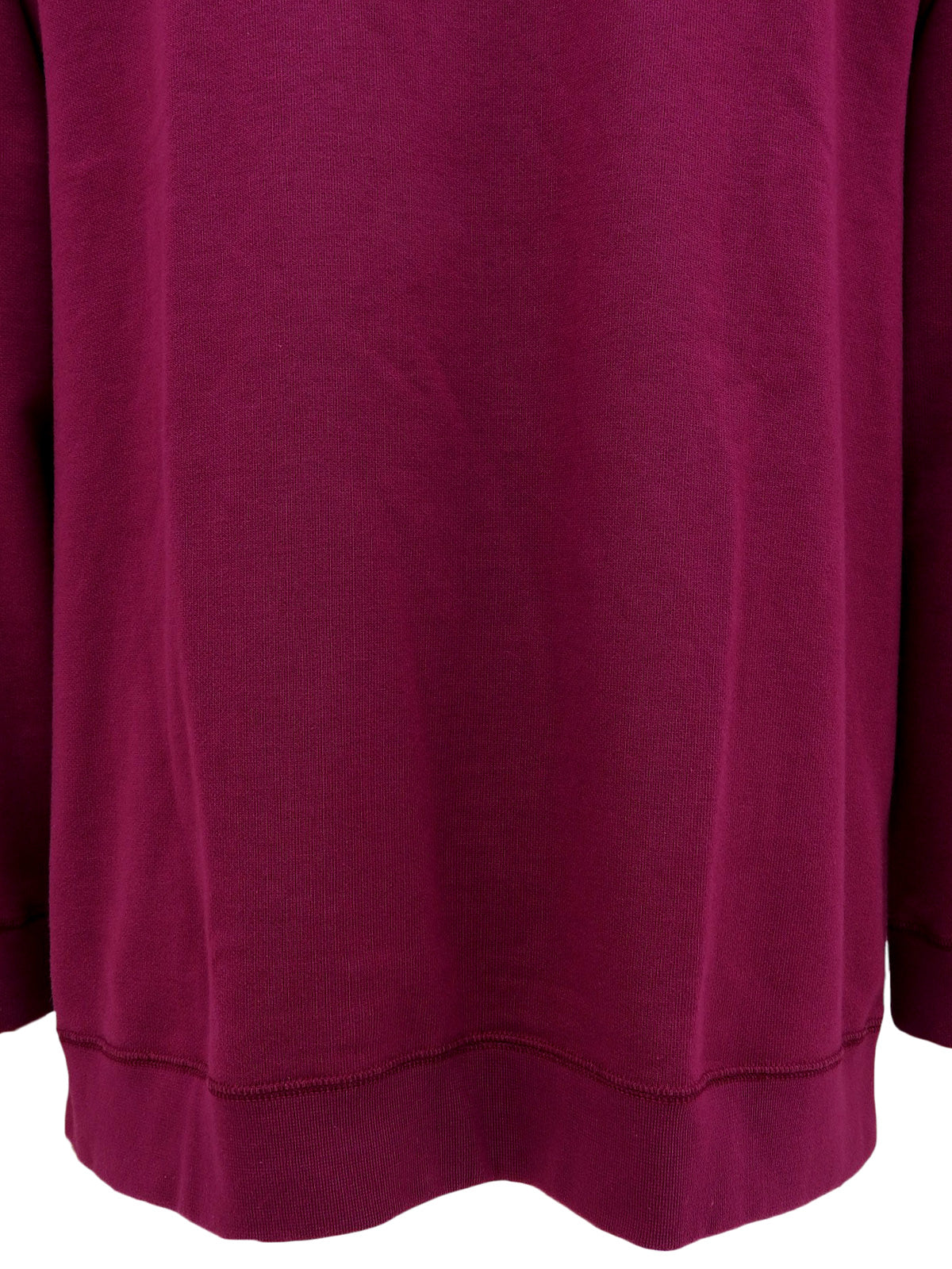 Back logo embroidered hoodie in Dahlia Purple