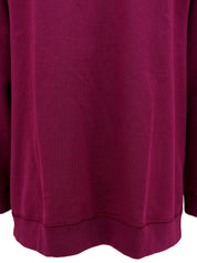 Back logo embroidered hoodie in Dahlia Purple