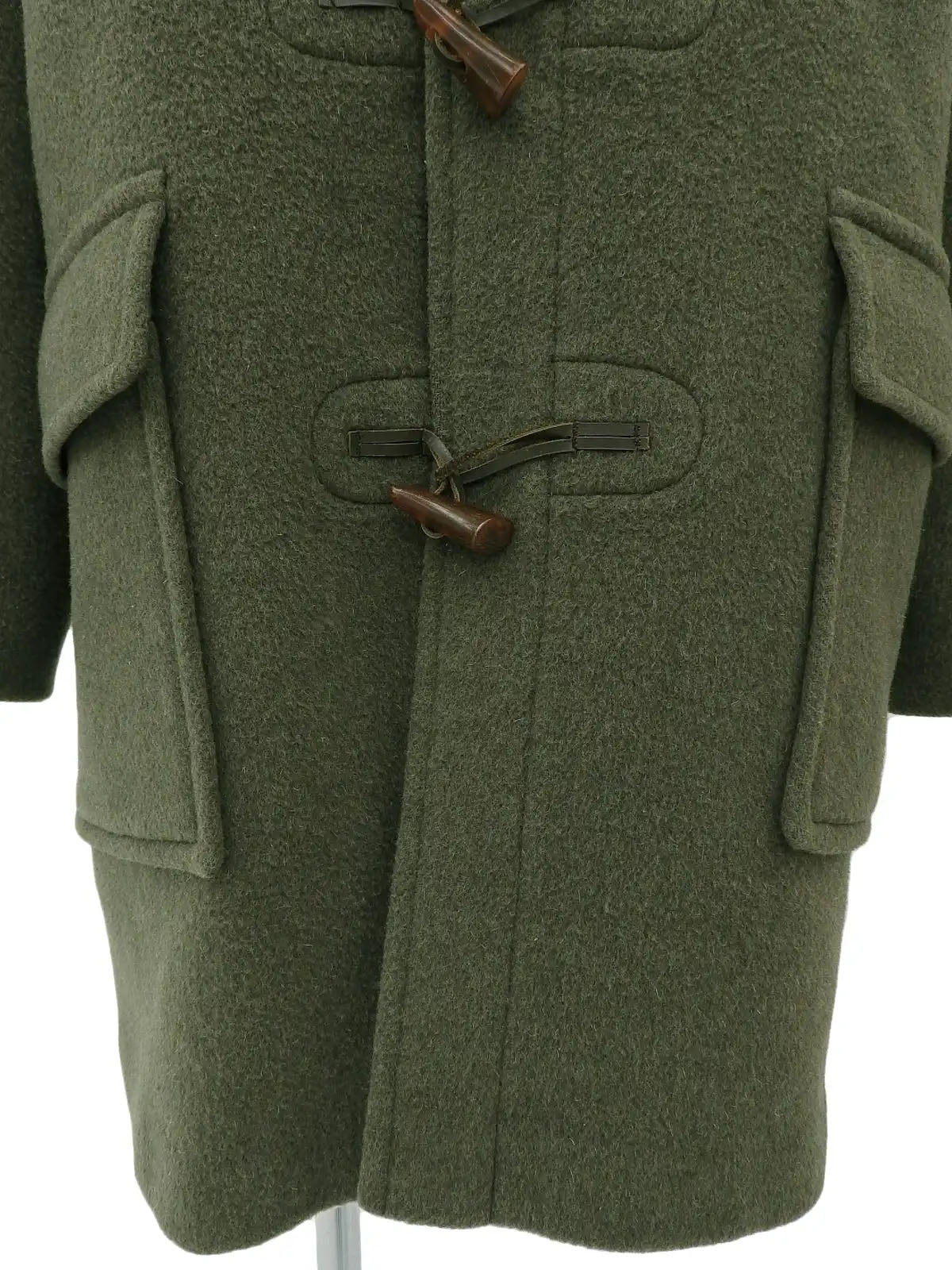 ウールダッフルコート オリーブグリーン