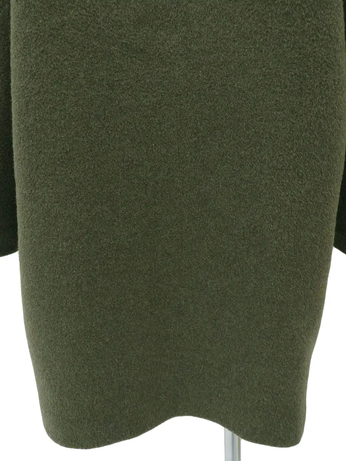 ウールダッフルコート　オリーブグリーン