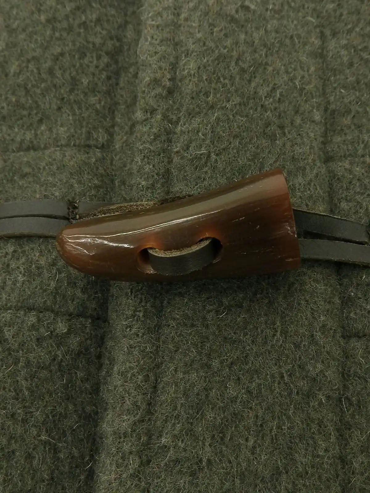 ウールダッフルコート オリーブグリーン