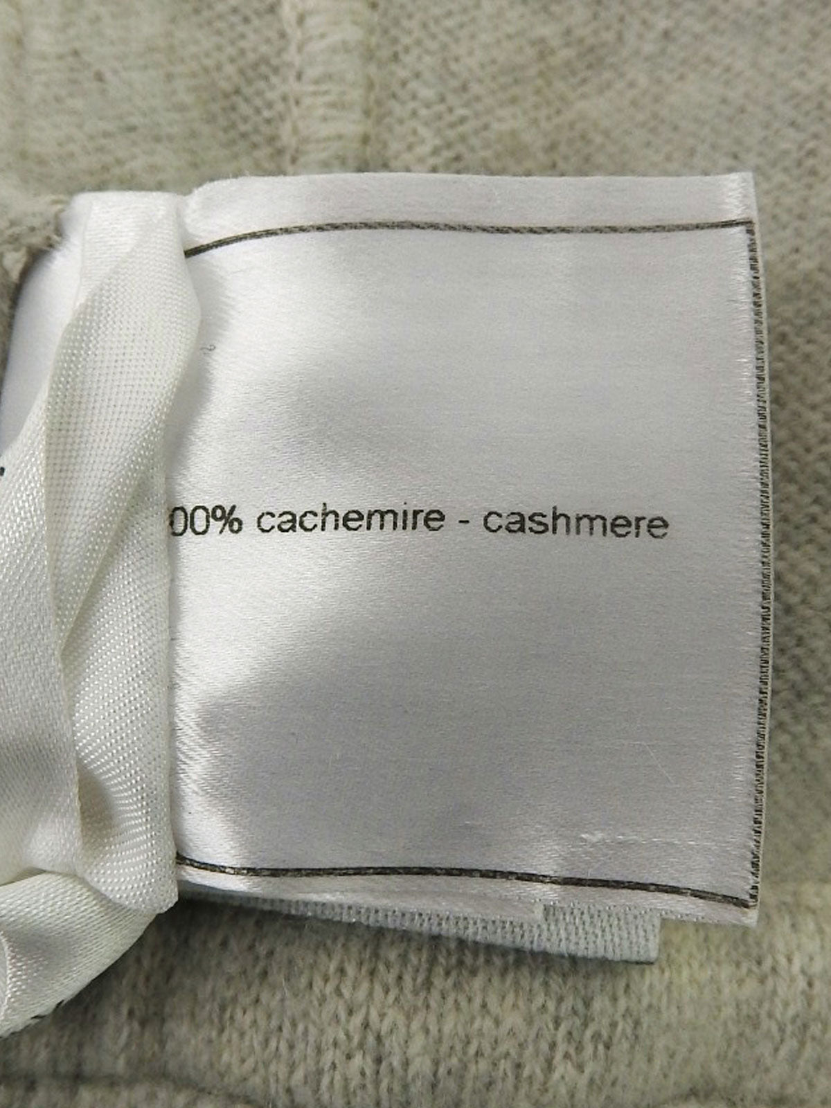 2005年製 カシミアサイドラインロゴスカート グレー
