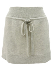 2005 Cashmere Sideline Logo Skirt, Gray