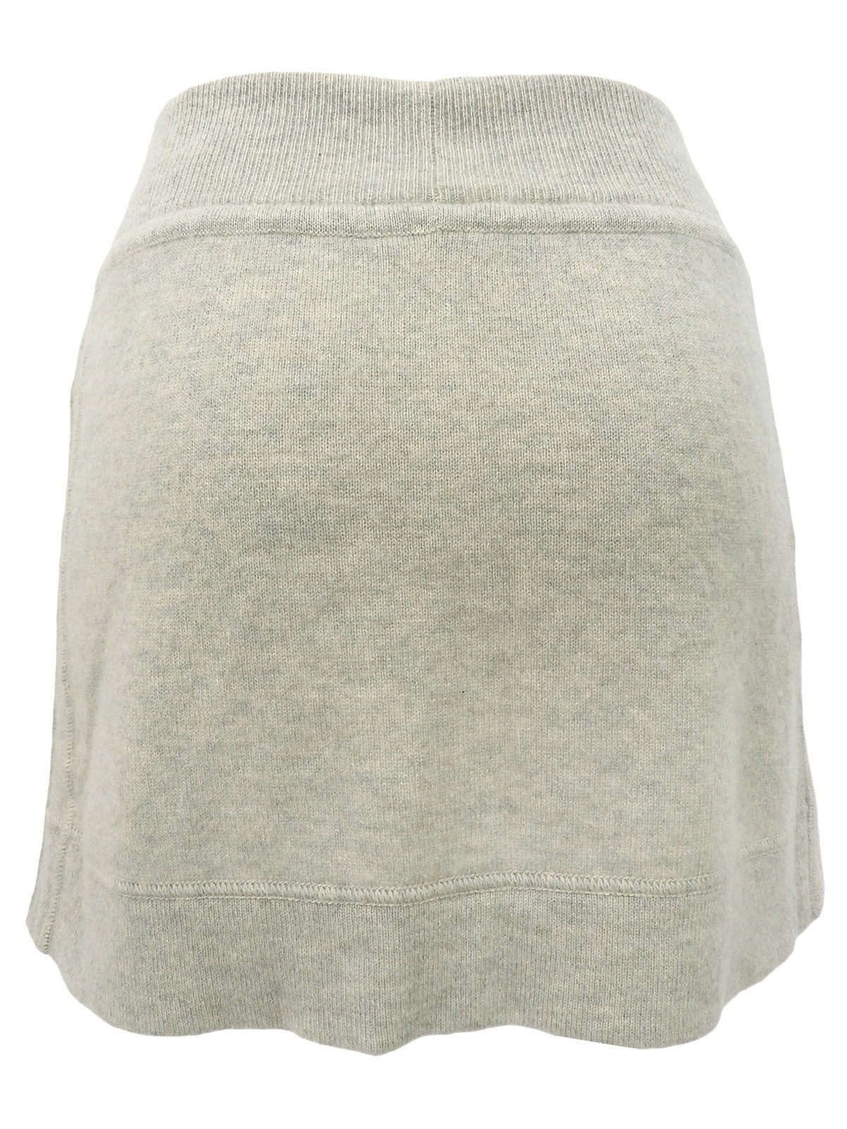 2005年製 カシミアサイドラインロゴスカート グレー