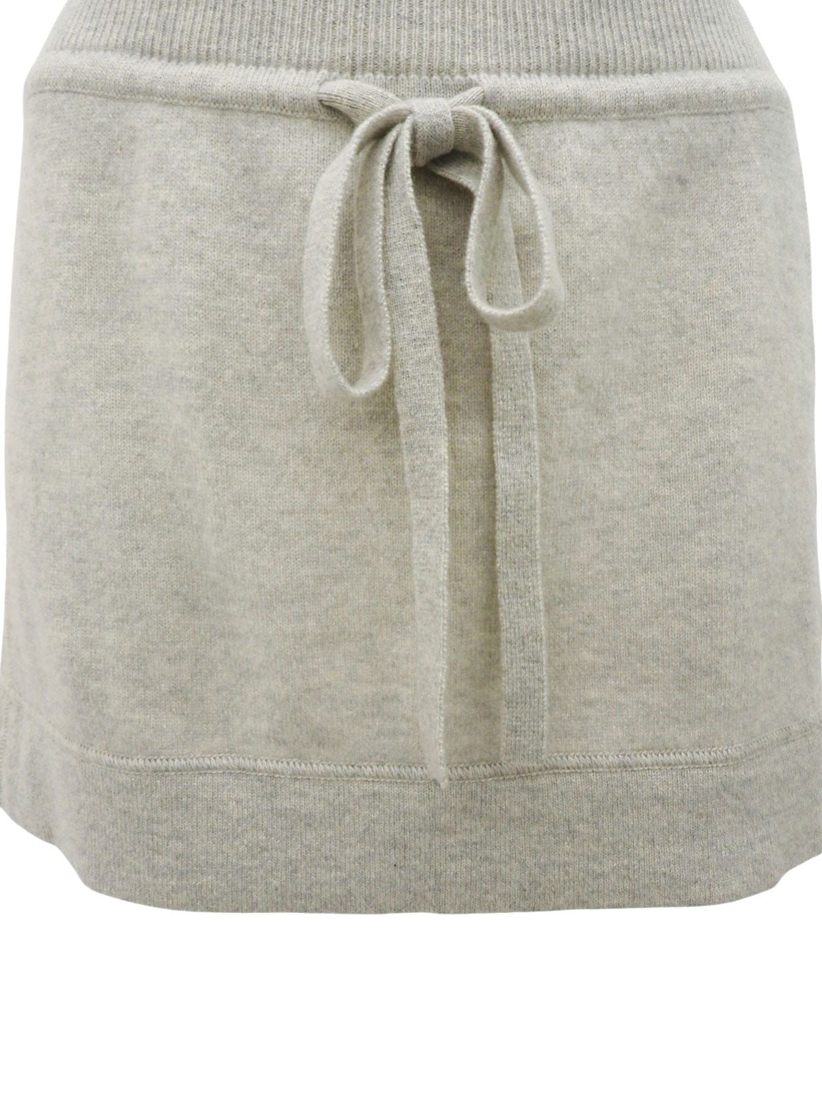 2005 Cashmere Sideline Logo Skirt, Gray