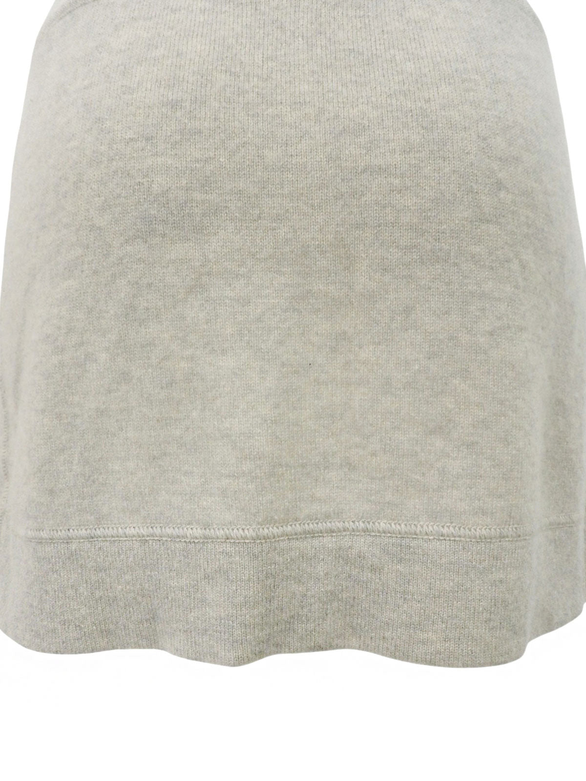 2005 Cashmere Sideline Logo Skirt, Gray
