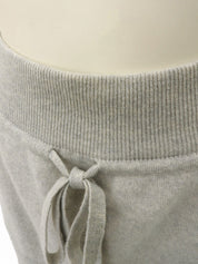 2005年製 カシミアサイドラインロゴスカート グレー