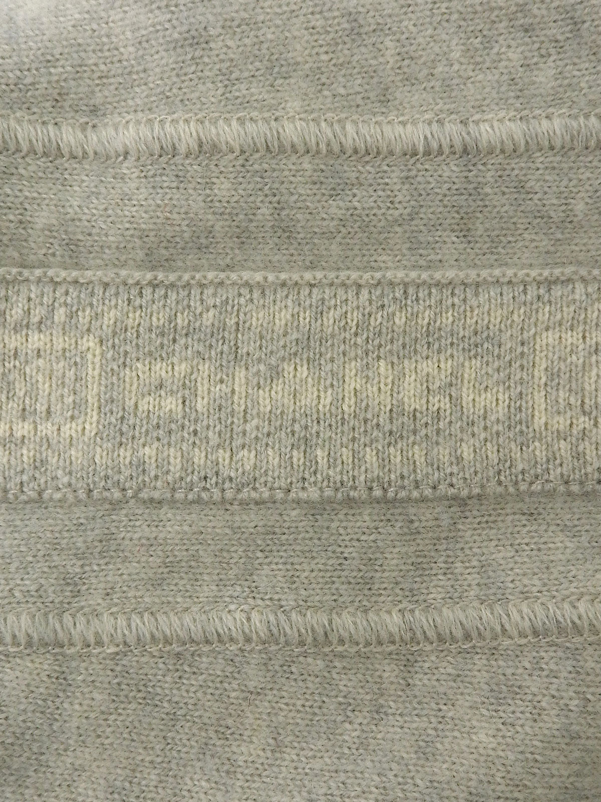 2005年製 カシミアサイドラインロゴスカート グレー