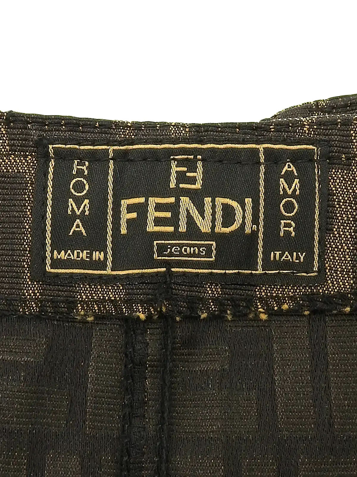 FFズッカパターンスカート　ブラウン