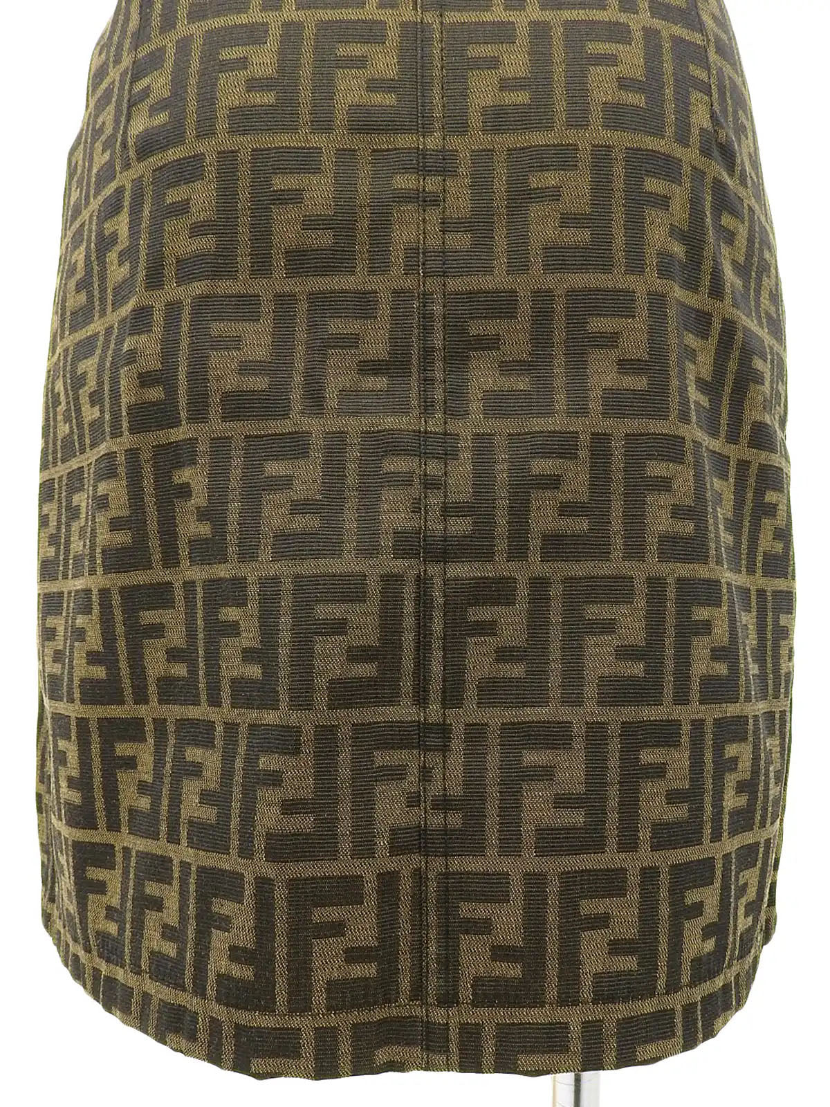 Zucca印花半身裙 棕色