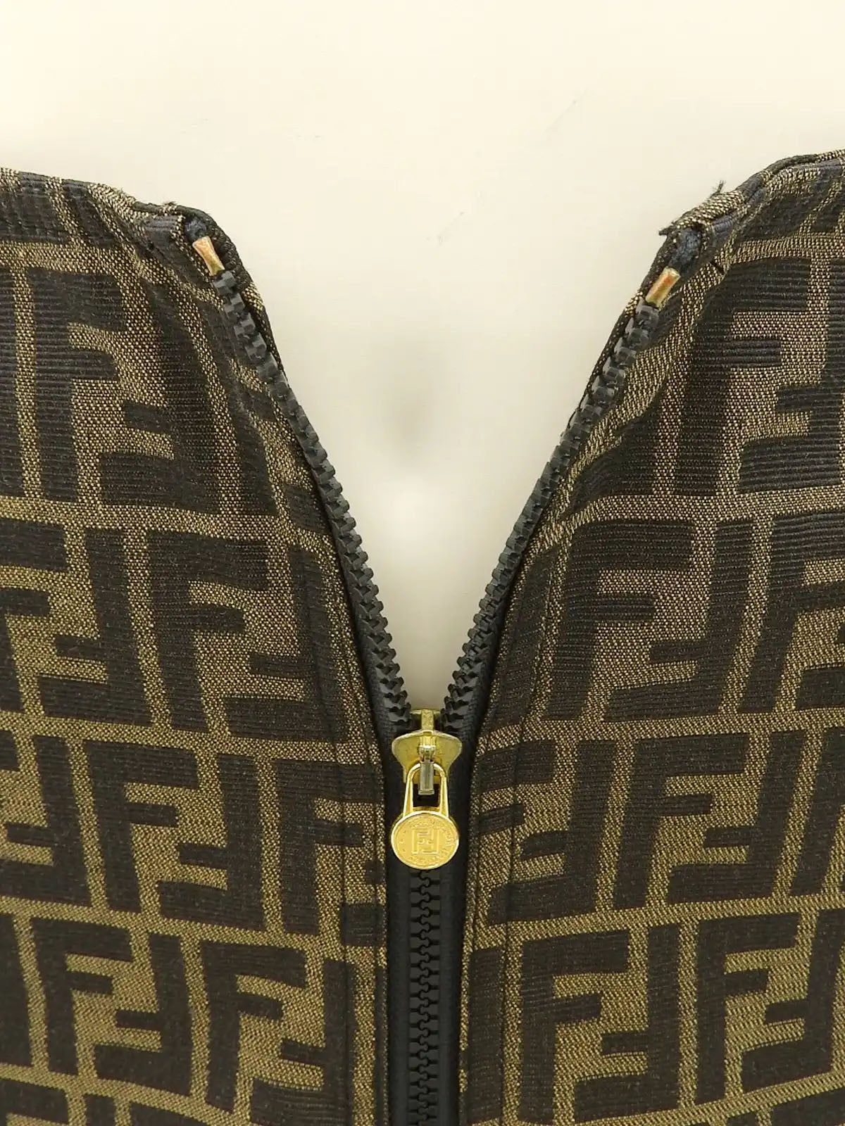 Zucca印花半身裙 棕色