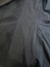 ウールロゴボタンジャケット　グレー