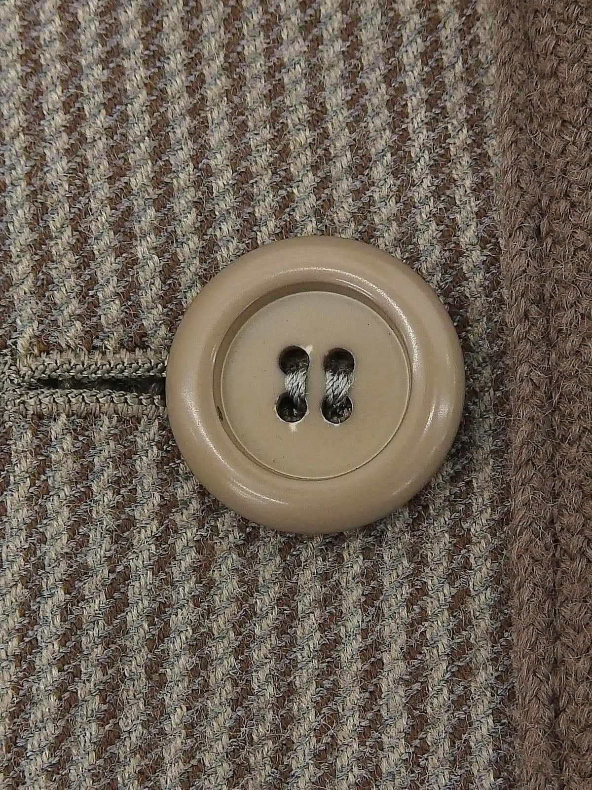 ストライプパターンセットアップ　グレージュ