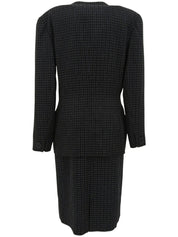 Black Block Check Pattern Set