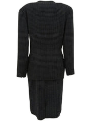 Black Block Check Pattern Set