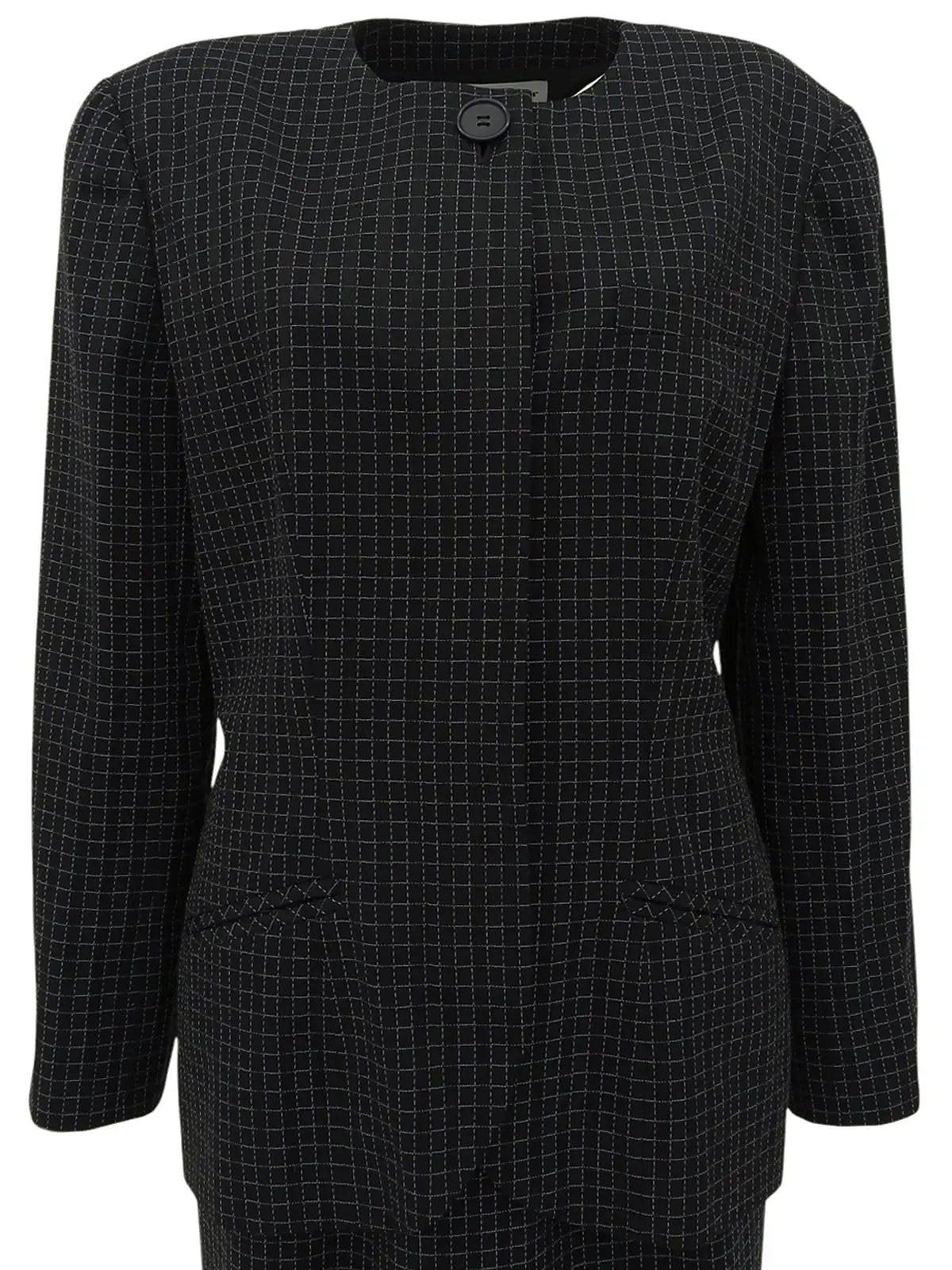 Black Block Check Pattern Set