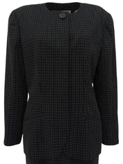 ブロックチェックパターンセットアップ ブラック