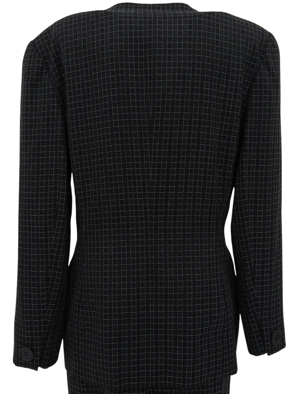 ブロックチェックパターンセットアップ ブラック