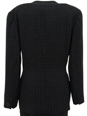 ブロックチェックパターンセットアップ ブラック