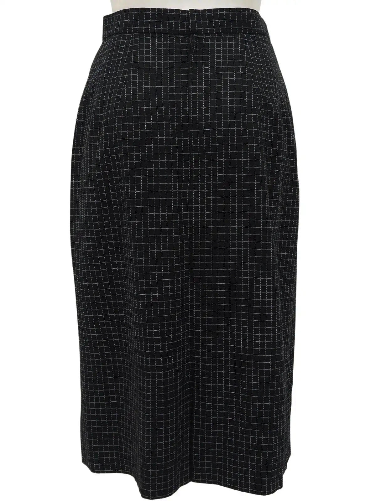 Black Block Check Pattern Set