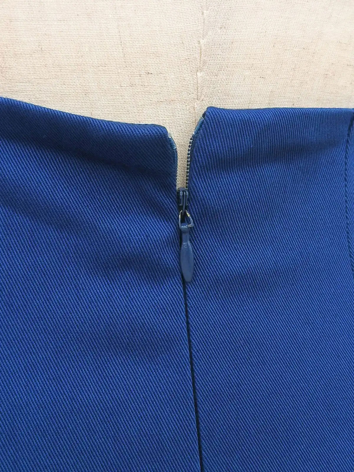 マカダムボタンセットアップ ブルー