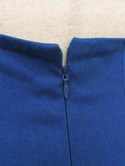 マカダムボタンセットアップ ブルー