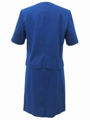 マカダムボタンセットアップ ブルー