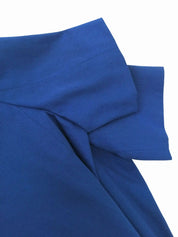 マカダムボタンセットアップ ブルー