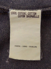 Logo Button Denim Shirt in Indigo