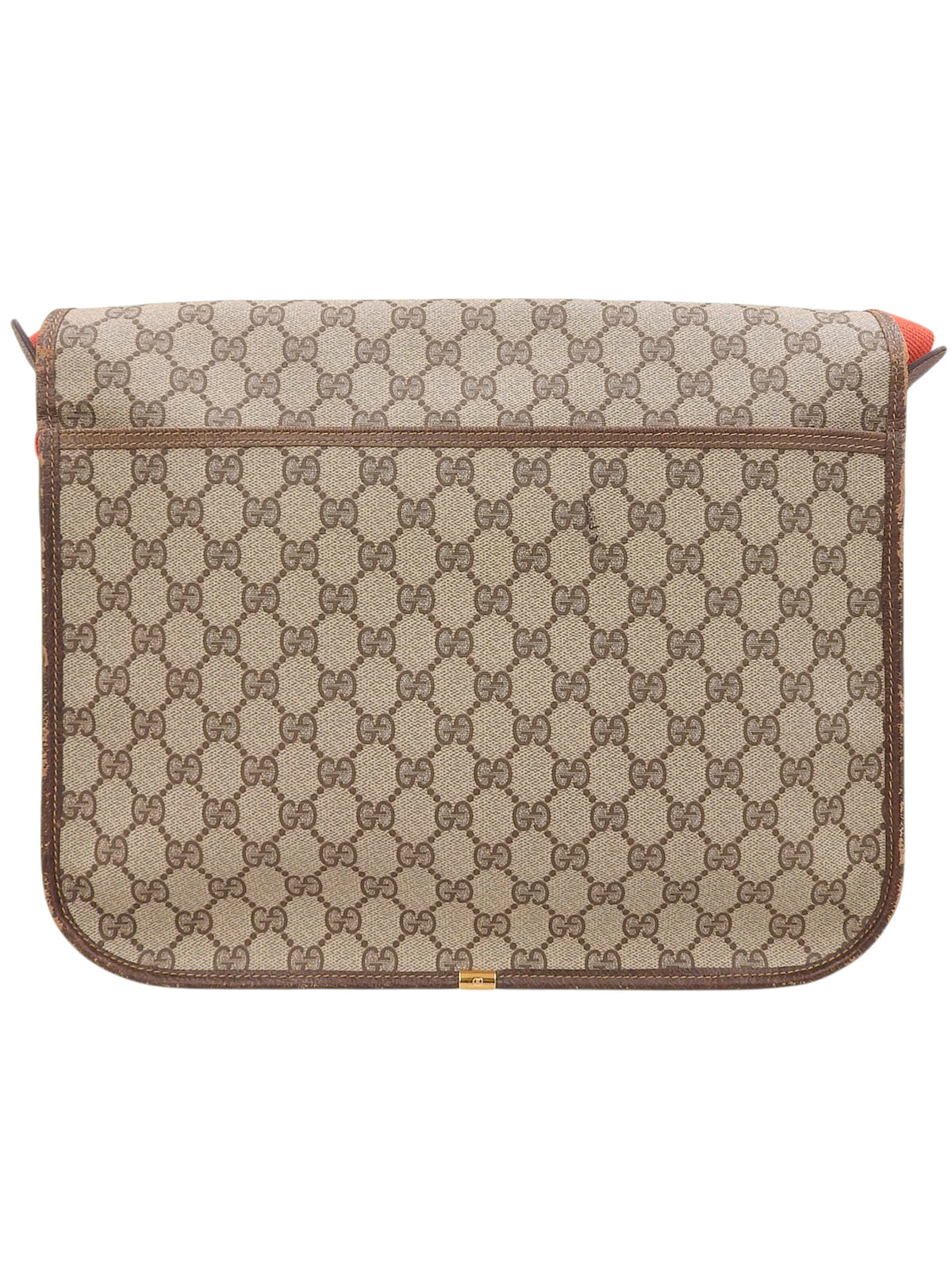 Canvas GG Pattern Sherry Line Shoulder Bag Brown