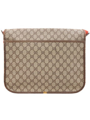 Canvas GG Pattern Sherry Line Shoulder Bag Brown
