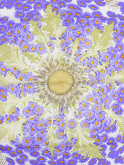 Carré 90 FLEURS et CARLINES 图案围巾 白色/多色