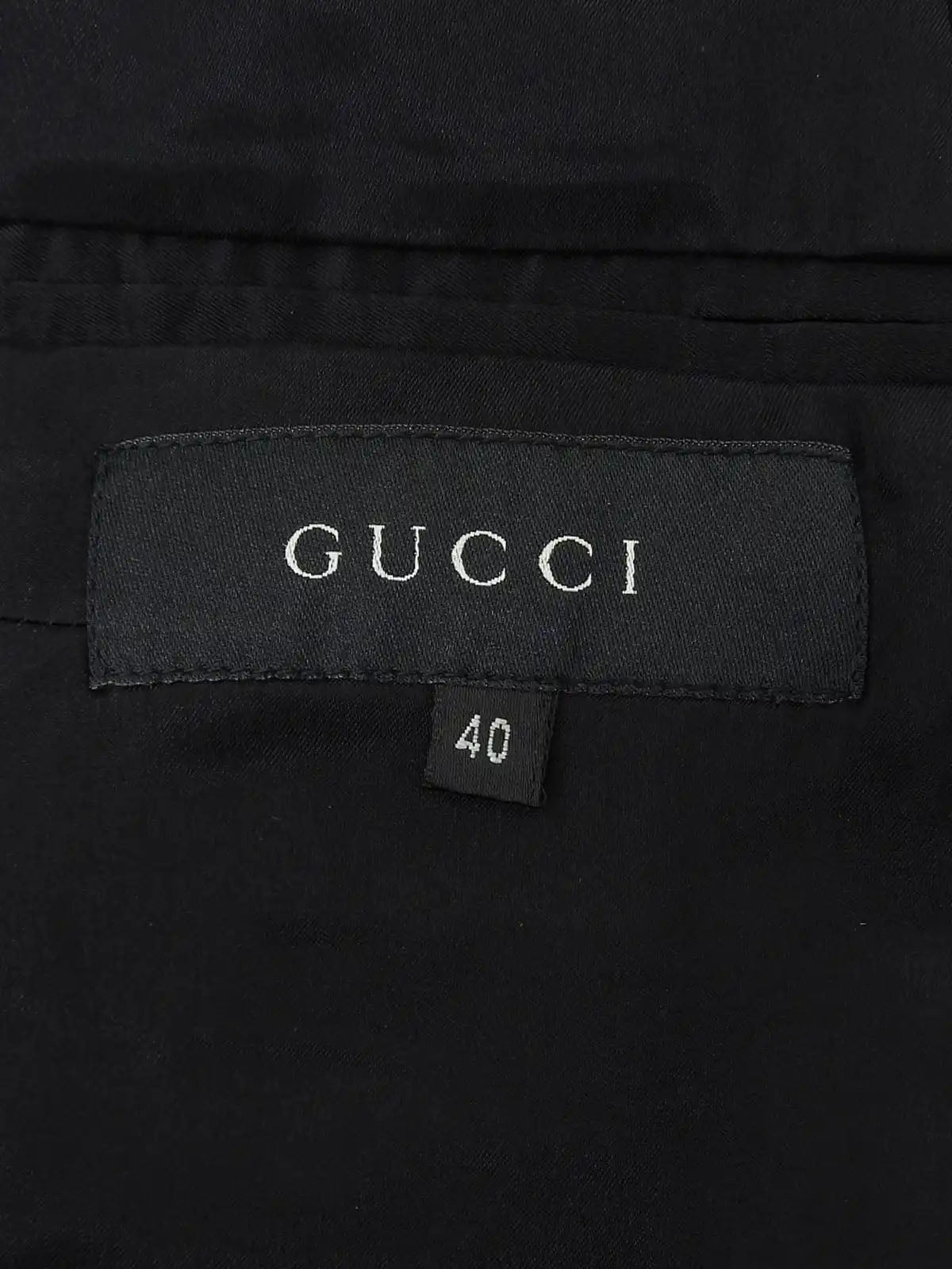 Wool and leather combination jacket in black