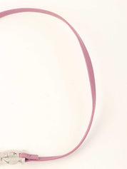 Gancini Plate Choker Purple