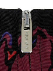 フラワーパターンノースリーブワンピース ブラック/マルチ