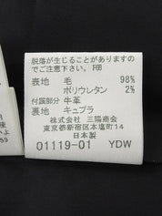 チェックパターンロゴボタンノースリーブワンピース　ブラウン／ブラック