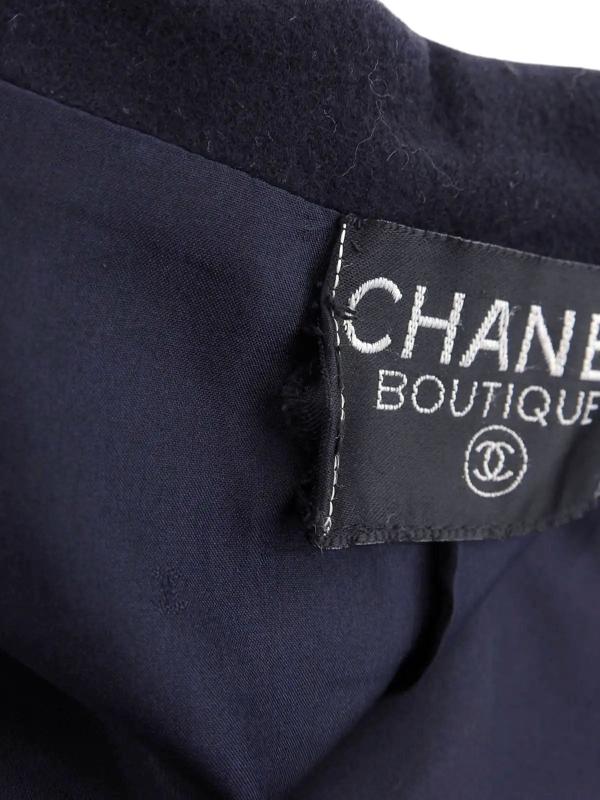 Mademoiselle Button Double-Breasted Jacket Navy