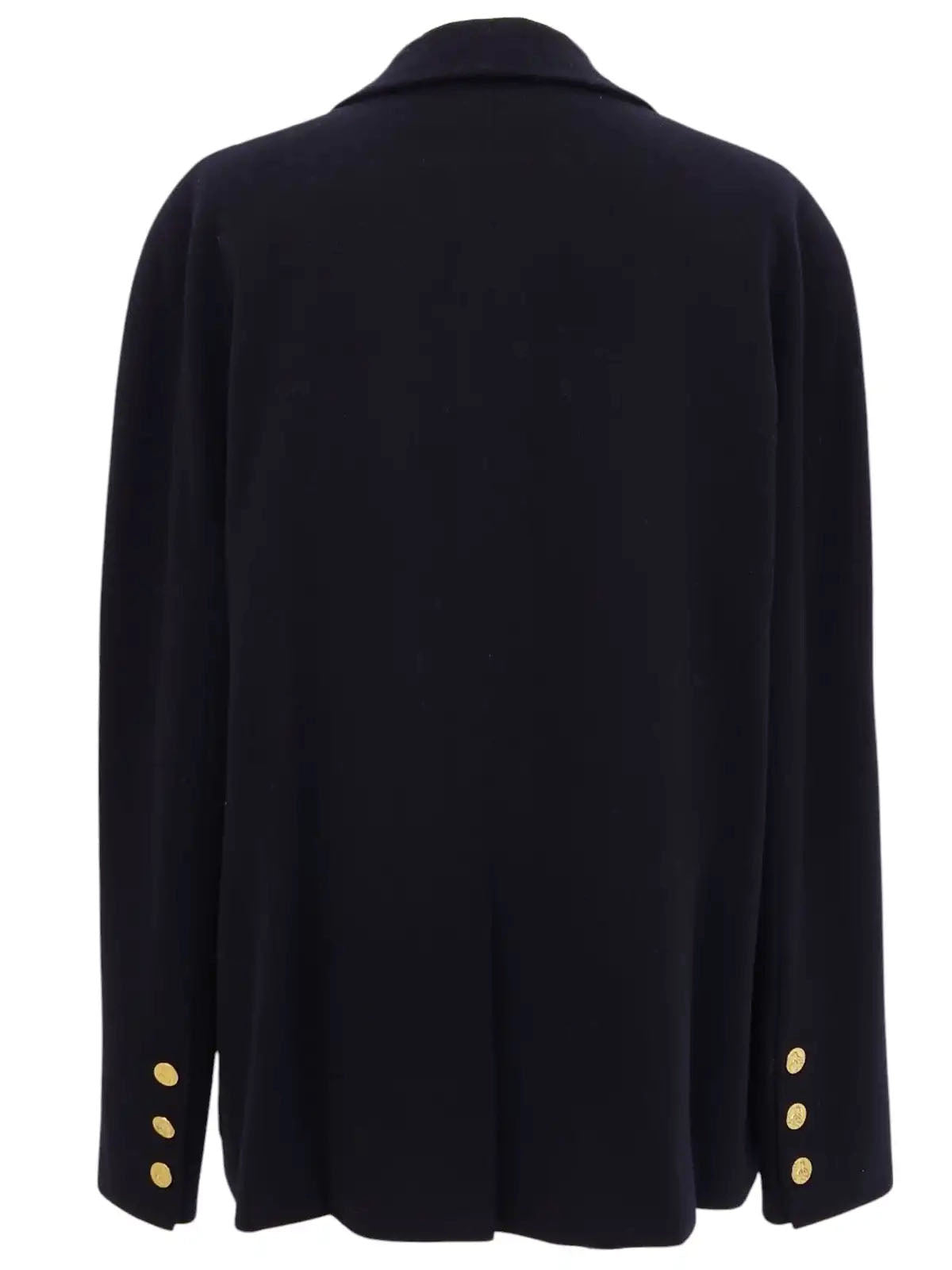 Mademoiselle Button Double-Breasted Jacket Navy
