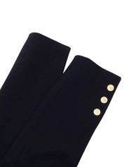 Mademoiselle Button Double-Breasted Jacket Navy