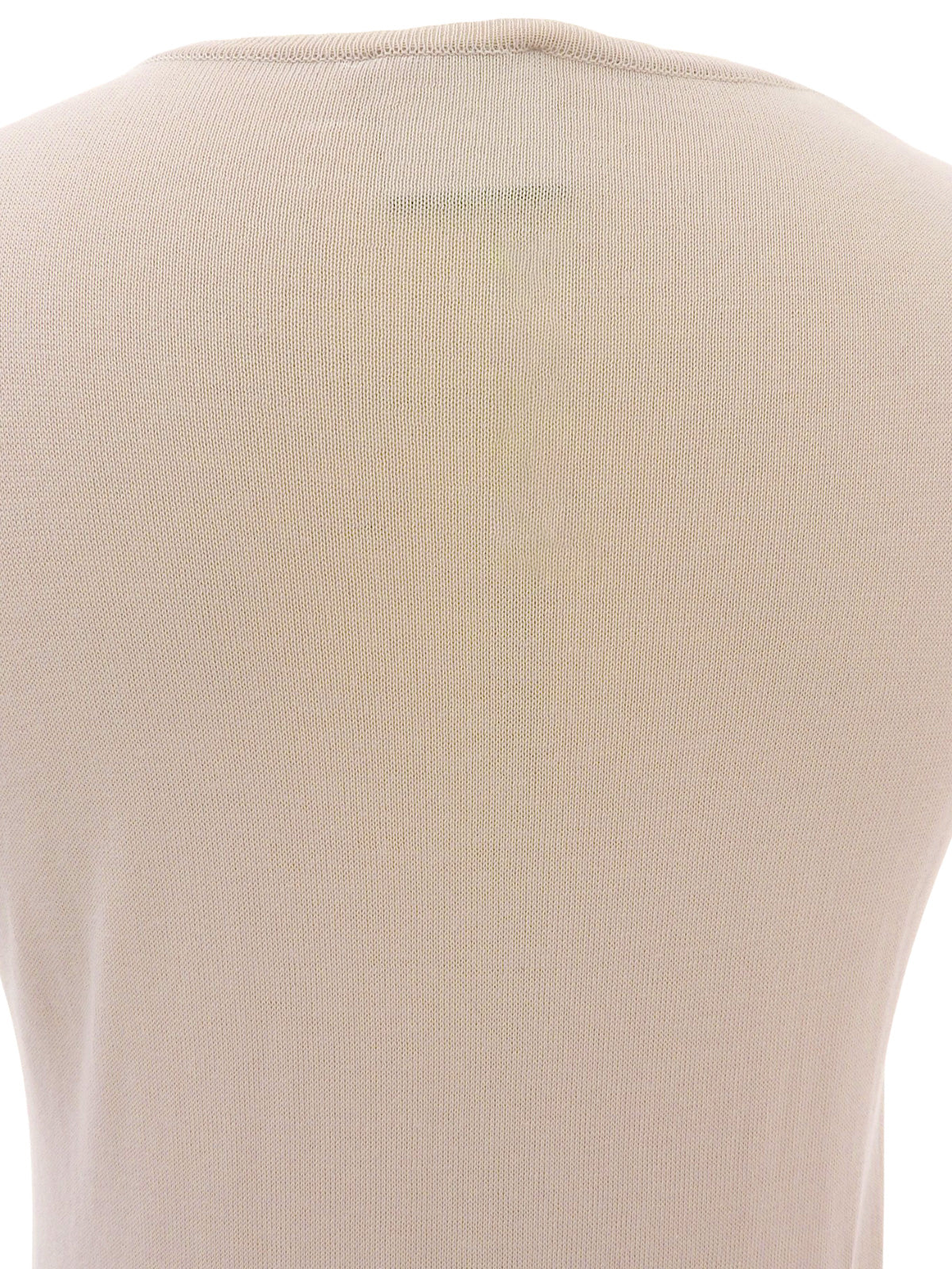 2008年粉色米色无袖上衣，饰有CC标志