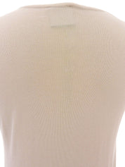 2008年製 パンチングCCマークノースリーブトップス ピンクベージュ