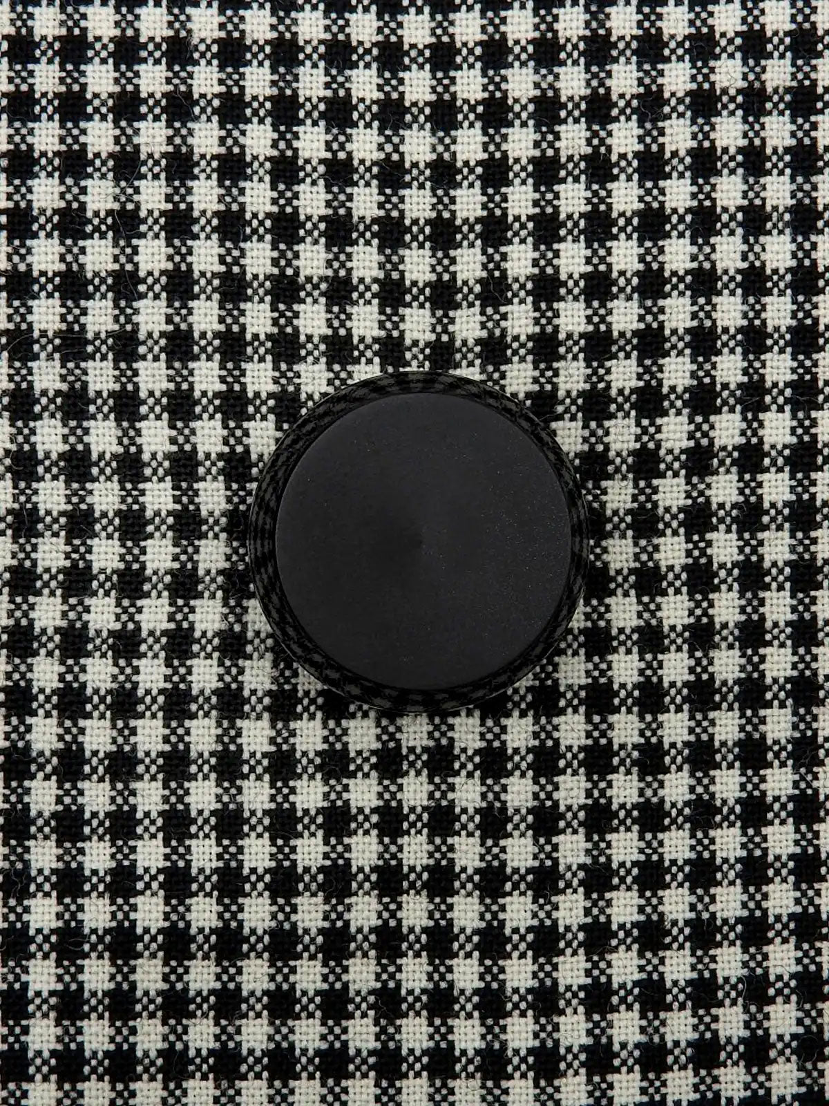 Houndstooth pattern jacket in black/white