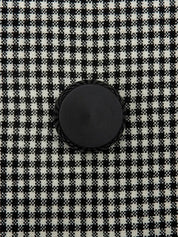 Houndstooth pattern jacket in black/white