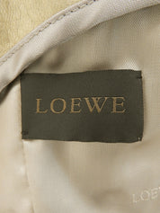 象牙色皮革Anagram纽扣夹克