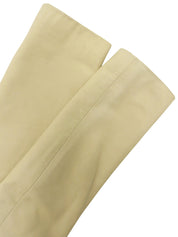 象牙色皮革Anagram纽扣夹克