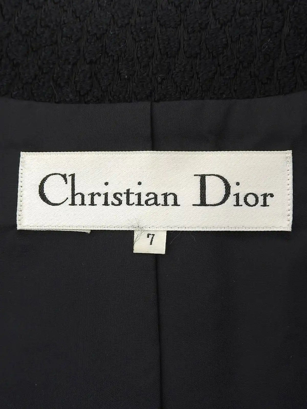 Wool Frill Attached Collar Coat in Black