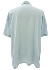 ロゴ刺繍ハーフスリーブポロシャツ