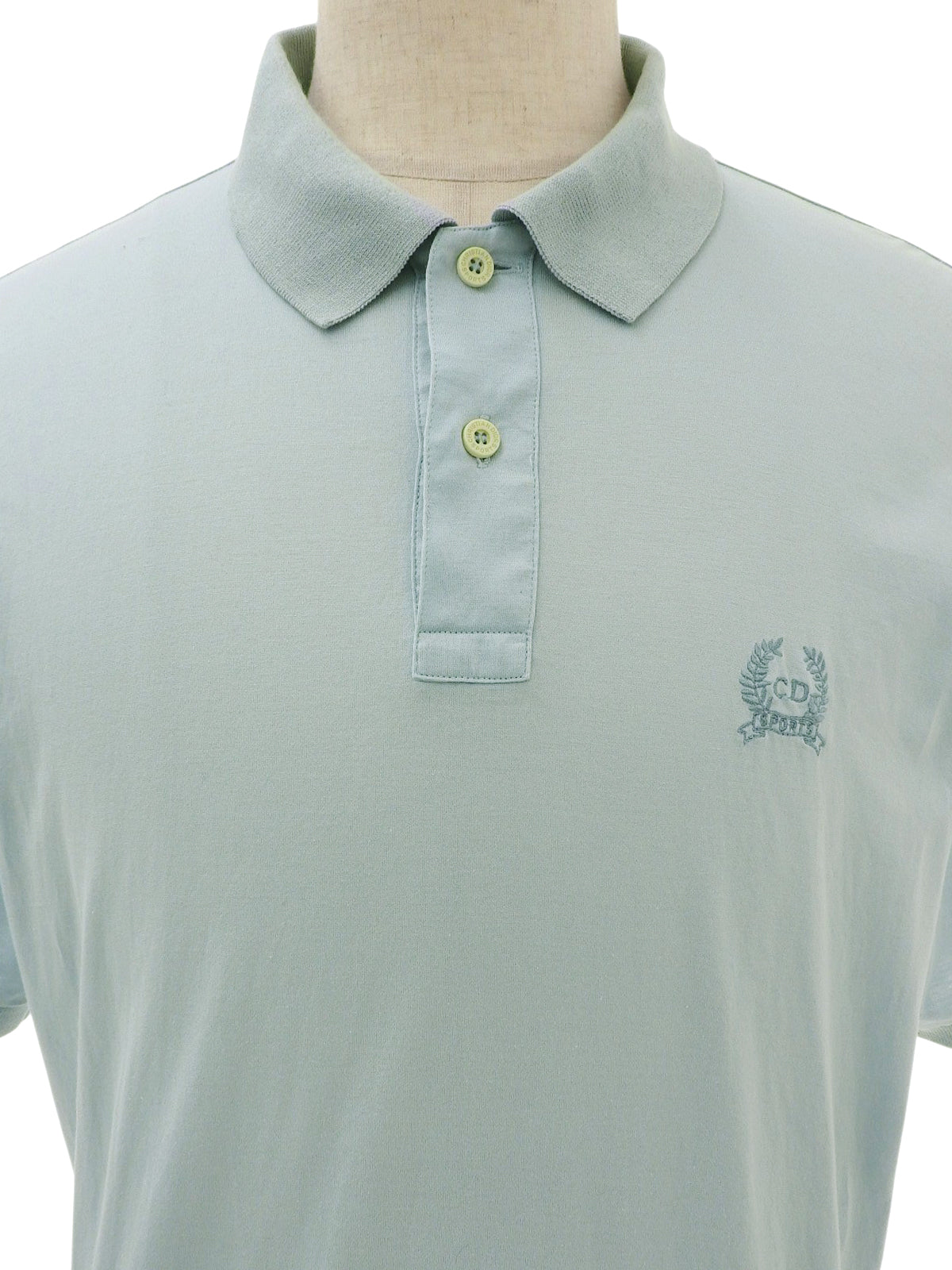 ロゴ刺繍半袖ポロシャツ