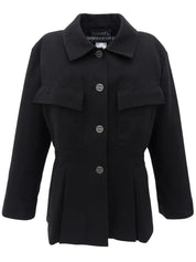 2000 Logo Button Jacket Black