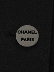 2000 Logo Button Jacket Black